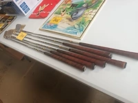 Lot 144 - vintage golf clubs wilson. 6 stuks