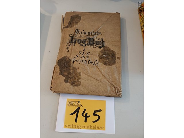 Lot 145 - boek mein geheim logbuch - afbeelding 1 van  4