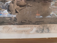 Lot 145 - kader “le retour du laboureur” - afbeelding 3 van  5