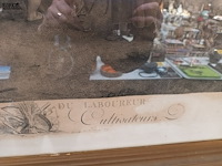 Lot 145 - kader “le retour du laboureur” - afbeelding 4 van  5