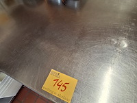 Lot 145 - rvs werktafel op wielen - afbeelding 2 van  2