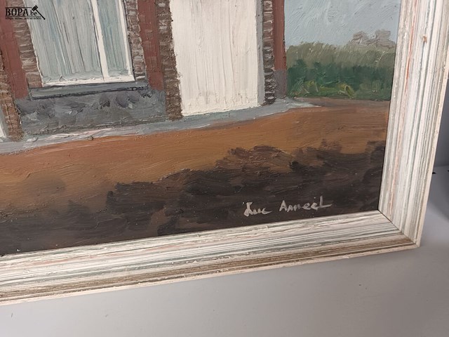 Lot 145 - schilderij luc ameel - afbeelding 2 van  3
