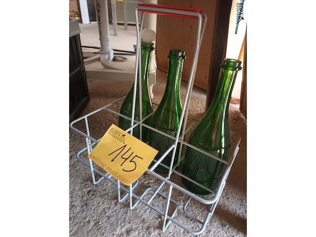 Lot 145 - tomado flessenrek met 3 flessen - afbeelding 3 van  3
