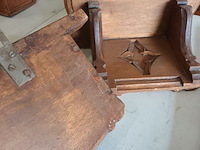 Lot 146 - houten muurconsole. 2 stuks - afbeelding 4 van  4