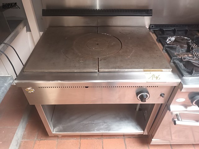 Lot 146 - professionele gasbakplaat olis - afbeelding 4 van  4