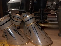 Lot 146 - retro lampenkappen. 4 stuks - afbeelding 3 van  3