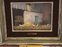 Lot 146 - schilderij boerderij - afbeelding 1 van  3