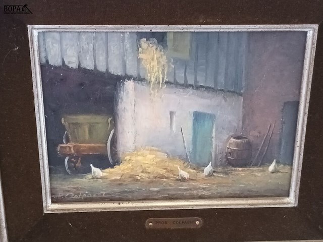 Lot 146 - schilderij boerderij - afbeelding 2 van  3