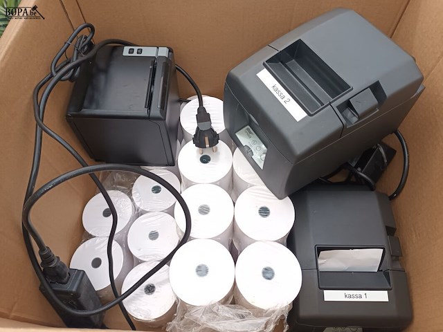 Lot 146 - ticketprinters en papier - afbeelding 2 van  4