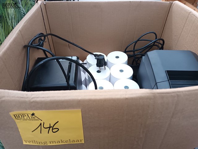 Lot 146 - ticketprinters en papier - afbeelding 4 van  4