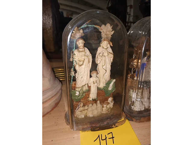 Lot 147 - religieuze stolpen. 2 stuks - afbeelding 3 van  3