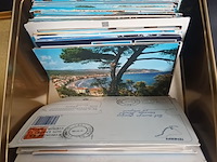 Lot 148 - blikken doos met postkaarten - afbeelding 3 van  5