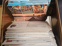 Lot 148 - blikken doos met postkaarten - afbeelding 4 van  5