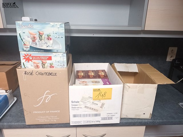 Lot 148 - lot apero glaasjes - afbeelding 1 van  4