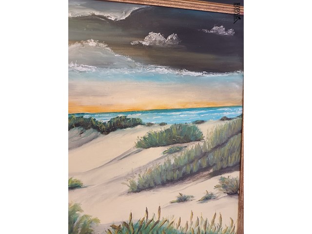 Lot 148 - schilderij duinenlandschap - afbeelding 2 van  4