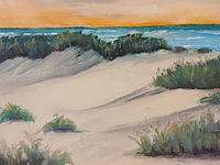 Lot 148 - schilderij duinenlandschap - afbeelding 4 van  4