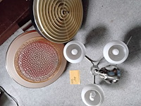 Lot 148 - set van 3 vintage hanglampen - afbeelding 2 van  2