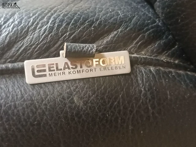 Lot 148 - vintage leder relax elastoform - afbeelding 5 van  6