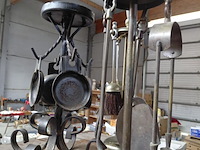 Lot 149 - haardset koper en smeedijzer - afbeelding 4 van  4