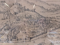 Lot 149 - kader met antiek stadsplan - afbeelding 4 van  4