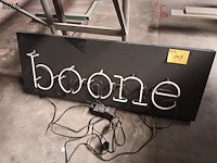Lot 149 - neon letters boone