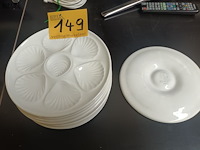 Lot 149 - oesterborden. 12 stuks - afbeelding 1 van  4