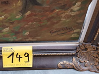 Lot 149 - schilderij boslandschap - afbeelding 3 van  4