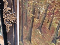 Lot 149 - schilderij boslandschap - afbeelding 4 van  4