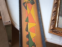 Lot 149 - vintage houten paneel - afbeelding 1 van  2