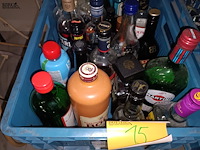 Lot 15 - aangebroken flessen drank. 26 stuks