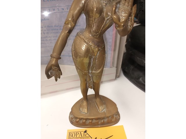 Lot 15 - bronzen beeldje danseres - afbeelding 3 van  4