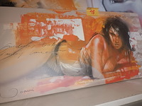 Lot 15 - canvas met erotische afbeeldingen. 3 stuks - afbeelding 2 van  4