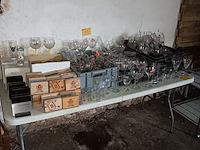 Lot 15 - glazen en kaarthouders