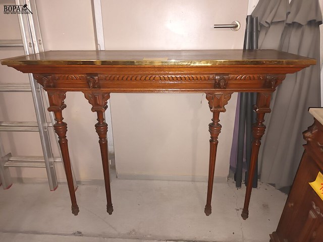 Lot 15 - houten muurtafel - afbeelding 1 van  5