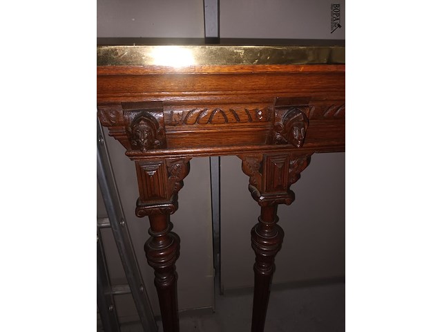 Lot 15 - houten muurtafel - afbeelding 3 van  5