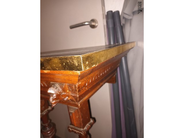 Lot 15 - houten muurtafel - afbeelding 4 van  5