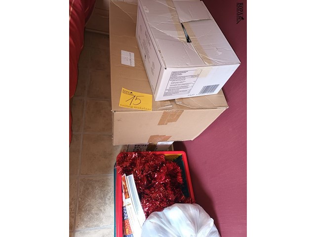 Lot 15 - lot kerstdecoratie - afbeelding 1 van  5