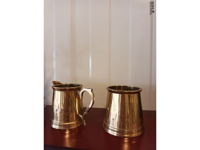 Lot 15 - messing deco. 4 stuks - afbeelding 3 van  3