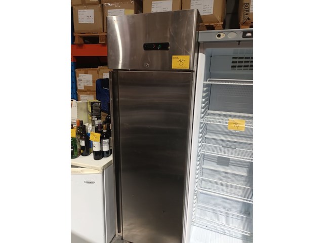 Lot 15 - rvs koelkast - afbeelding 1 van  5