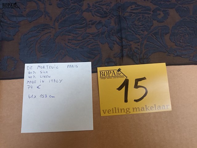 Lot 15 - sjaal de morteuil - afbeelding 4 van  4