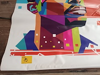 Lot 15 - zeil met afbeelding tupac - afbeelding 3 van  3