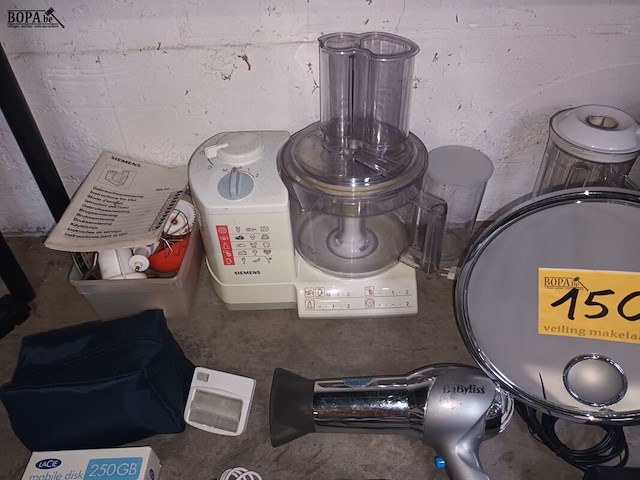 Lot 150 - huishoud elektro. 11 stuks - afbeelding 4 van  5