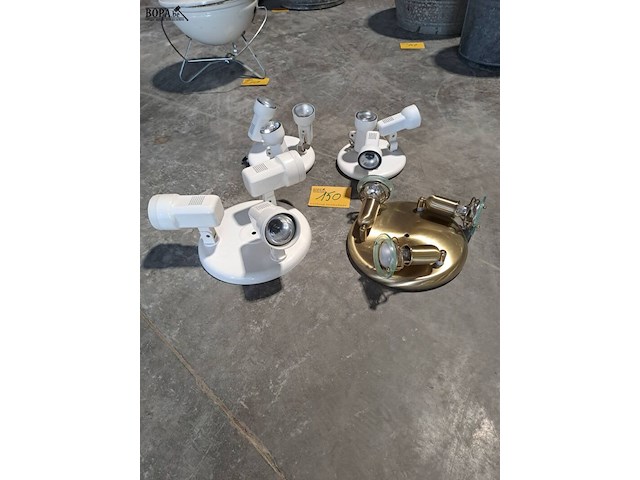 Lot 150 - moderne plafondspots 4 stuks - afbeelding 2 van  2