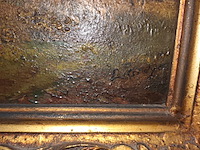 Lot 150 - schilderij in vergulde lijst - afbeelding 5 van  5