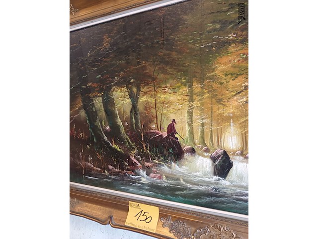 Lot 150 - schilderij op doek - afbeelding 2 van  6
