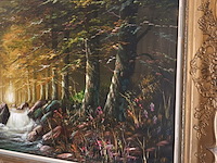 Lot 150 - schilderij op doek - afbeelding 3 van  6