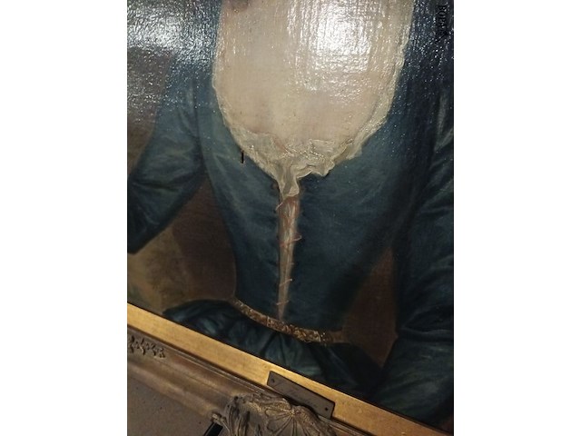 Lot 151 - schilderij portret dame - afbeelding 3 van  8