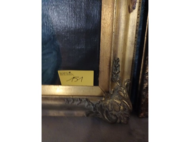 Lot 151 - schilderij portret dame - afbeelding 4 van  8