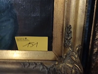 Lot 151 - schilderij portret dame - afbeelding 4 van  8