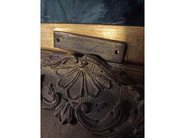 Lot 151 - schilderij portret dame - afbeelding 6 van  8